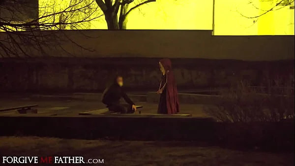 Geishakyd goes out at night to find a random guy to eat her pussy and get fucked in reality show